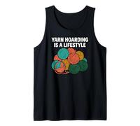 Knitter Crochet Yarn Hoarding Is A Lifestyle Camiseta sin Mangas