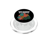 Knitter Crochet Yarn Hoarding Is A Lifestyle PopSockets PopGrip para MagSafe