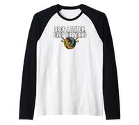 Knitter Humor Drop A Stitch Drop The World Camiseta Manga Raglan