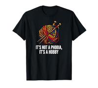 Knitter Yarn Crafter Not A Phobia It's A Hobby Camiseta