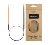 Knitter's Pride Day & Nite Circular Needle 40 cm 3.5 mm - Black & Brown
