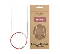 Knitter's Pride Rosemist Aguja Circular 100 cm 2,25 mm - Plata y Rosa