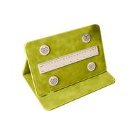 Knitting Chart Keeper, Creative Knitting Chart Holder, Graph Keeper with Storage Bag, Charts Holder, 10,24 x 7,09 x 0,79 pulgadas Storage Bag for Unite Charts, verde, Se référer au descriptif,
