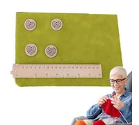 Knitting Chart Keeper - Leather Fold Up Magnetic Pattern Holder Jig