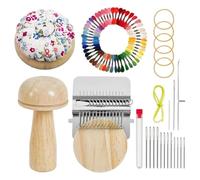 Knitting Darning Repair Set - 14 Needles 50 Threads Weave Mending Kit, Beginner Crochet Accessory, Embroidery Stitching Tool, Fabric Patch | Sweater Scarf Cloth Restoration Grandparents Mothers Gift