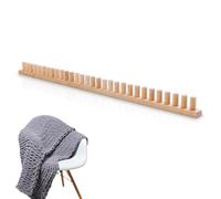 Knitting Frame for Blankets - DIY Wooden Blanket looms | Expert and Beginner Friendly Knitting Board, Durable Hand Craft Tool Easy Yarn Weaving, Ideal for Women Men Use, 116.8x4x5cm