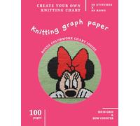 Knitting Graph Paper Notebook, Knit Grid Chart Journal, Row Counter, Knitters Gift, 100 pages, Letter Format 8.5"x11" | Bonus Colorwork Chart Included | Craft Planner, For Your Custom Knitted Design