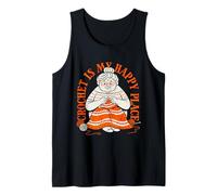 Knitting Is My Creative Haven Grandma Knitter Camiseta sin Mangas