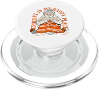 Knitting Is My Creative Haven Grandma Knitter PopSockets PopGrip para MagSafe