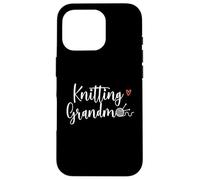 Knitting Lover Grandma Crocheting Women Carcasa para iPhone 16 Pro