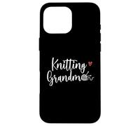 Knitting Lover Grandma Crocheting Women Carcasa para iPhone 16 Pro MAX