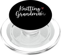 Knitting Lover Grandma Crocheting Women PopSockets PopGrip para MagSafe