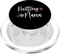 Knitting Lover Nana Grandma Who Loves to Knit PopSockets PopGrip para MagSafe