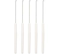 Knitting Machine Crochet Hooks Professional Metal Plastic Handles Replacement Parts for Silver Reed SRP50 SRP60 SRP60N 5pcs 17.5cm