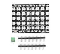 knitting machine WS2812B Controlador LED RGB 5V 40 Piezas 5050 RGB LED de Alto Brillo A Todo Color, 2.09 X 2.72in, Kit de Placa de Desarrollo de Luz RGB, Adecuado para Hoteles, KTV