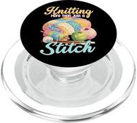 Knitting More Than Just a Stitch Knitters & Hobbyists PopSockets PopGrip para MagSafe