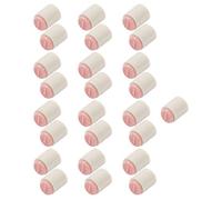 Knitting Needle Stoppers Plastic Smooth Glossy 25 Pieces Needle Tip Protectors for LKS100 LK150 GK370 Knitting Machines Pink and White