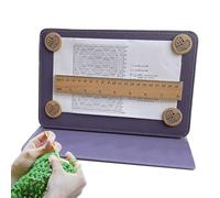 Knitting Pattern Holder - Crochet Pattern Chart Holders | Foldable Magnetic Patterns Holder with Easy Fix Design for Crochet & Knitting, Crafting, DIY, Yarn Projects, Home, Workshop, Hobby Tools