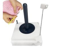 Knitting Spool Organizer Rack, Portable Yarn Holder, 10 Inches Yarn Stand with Phone Slot, Craft Rack with Smooth Rotation Feature, Craft Accessory with Stylish Design, Tool for Women Girls Beginners