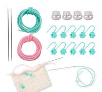 Knitting Stitches Holder - Silicone Knitting Stitches Holder | Silicone KnittingStitches Holders | Touch Sewing Accessories for Crafts, Clothing, Scrapbooking, Crocheting | KnittingStitch Retainer