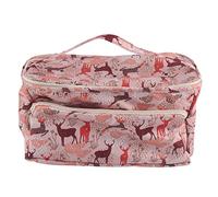 Knitting Storage Bag Portable Yarn Crochet Hook Needle Sewing Tool Accessories Case Wear Resistant for Knitters Crafters 600D Material Multiple Sizes (square bag)