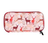 Knitting Storage Bag Portable Yarn Crochet Hook Needle Sewing Tool Accessories Case Wear Resistant for Knitters Crafters 600D Material Multiple Sizes (Long needle bag)