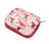 Knitting Storage Bag Portable Yarn Crochet Hook Needle Sewing Tool Accessories Case Wear Resistant for Knitters Crafters 600D Material Multiple Sizes (Short crochet bag)