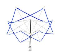 Knitting Umbrella Swift Yarn Winder Durable Metal Adjustable Yarn Holder for Knitting Weaving Craft Enthusiasts 42cm Height