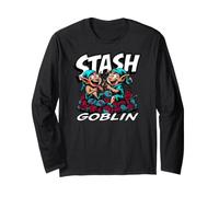 Knitting Yarn Hoarder Stash Goblin Crochet Crafter Manga Larga