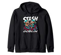 Knitting Yarn Hoarder Stash Goblin Crochet Crafter Sudadera con Capucha