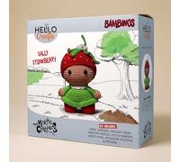 Knitty Critters - Bambinos - Sally Strawberry | Kit de ganchillo Amigurumi DIY