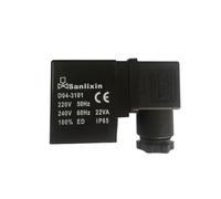KNIUWMBMH D04-3101 Diámetro del Orificio de la Bobina de la válvula solenoide hidráulica 14,7 mm, Altura 42 mm(AC220V,D04-3106 24V 13W)