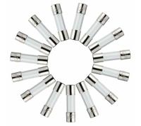 KNIUWMBMH Fusible de soplado rápido de Vidrio, 10 Uds., 6x30mm, 0,5, 1, 2, 3, 4, 5, 6, 7, 8, 10, 15, 20, 25, 30Amp, 250V, Varios amperios(3 Years)