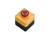 KNIUWMBMH Nueva Caja de Control de Interruptor de botón de plástico, Manual, con botón de Arranque automático, Impermeable, for emergencias eléctricas industriales LA38(2P)