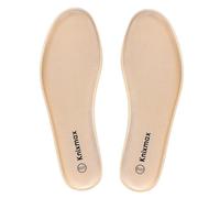 Knixmax Plantillas Memory Foam para Zapatos de Mujer y Hombre, Plantillas Confort Amortiguadoras Cómodas y Flexibles para Trabajo, Deportes, Caminar, Senderismo, EU42 Beige