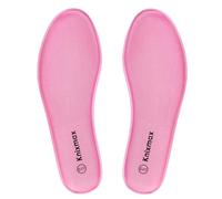 Knixmax Plantillas Memory Foam para Zapatos de Mujer y Hombre, Plantillas Confort Amortiguadoras Cómodas y Flexibles para Trabajo, Deportes, Caminar, Senderismo, 41EU Rosa