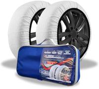 KNK Boutique Calcetines de nieve para neumáticos de automoción - Serie Eco para una alternativa de agarre eficiente para cadenas de nieve para neumáticos - (extragrande)