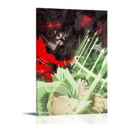 KNKncnv Anime Black Clover Asta Póster Pintura Decorativa Lienzo Arte de Pared Salón Póster Dormitorio Pintura, Arte de Pared Impresión de Imagen Moderna Decoración de Habitación Familiar 20 x 30