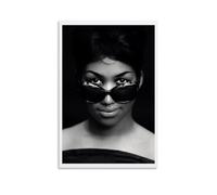 KNKncnv Aretha Franklin Póster Pintura Decorativa Lienzo Arte de Pared Salón Póster Dormitorio Pintura, Arte de Pared Impresión de Imagen Moderna Decoración de Habitación Familiar 30 x 45 cm