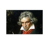 KNKncnv Beethoven Póster de Arte Pintura Decorativa Lienzo Arte de Pared Salón Póster Dormitorio Pintura, Arte de Pared Impresión de Imagen Moderna Decoración de Habitación Familiar 08 x 12 Pulgadas