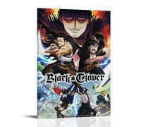 KNKncnv Black Clover Anime Japón Película Póster Pintura Decorativa Lienzo Arte de Pared Salón Póster Dormitorio Pintura, Arte de Pared Impresión de Imagen Moderna Decoración de Habitación Familiar 30