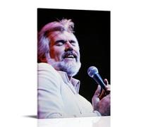 KNKncnv Kenny Rogers Póster Pintura Decorativa Lienzo Arte de Pared Salón Póster Dormitorio Pintura, Arte de Pared Impresión de Imagen Moderna Decoración de Habitación Familiar 30 x 45 cm (30 x 45 cm)