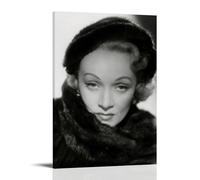 KNKncnv Marlene_Dietrich_star Póster Pintura Decorativa Lienzo Arte de Pared Salón Póster Dormitorio Pintura, Arte de Pared Impresión de Imagen Moderna Decoración de Habitación Familiar 20 x 30