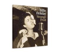 KNKncnv Strange Fruit Billie Holiday Poster Pintura Decorativa Lienzo Arte de Pared Salón Póster Dormitorio Pintura, Arte de Pared Impresión de Imagen Moderna Decoración de Habitación Familiar 20 x 20