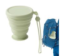 KNMDXD Taza plegable de silicona reutilizable para viajar,