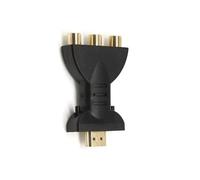 KNNGZTSSR Cable de conversión de Monitor, Cable conversor HDMI a AV, Adaptador 3RCA Compuesto/componente for PS2/DVD/TV CRT, Salida de Video Rojo-Blanco-Amarillo y RGB.