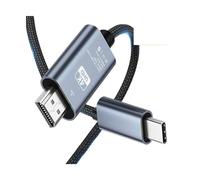 KNNGZTSSR Cable de conversión de Monitor Compatible con NIERBO, Cable USB C a HDMI 4K a 30 Hz, 6,6 pies, convertidor USB Tipo C HDMI de Ultra Alta definición for Pantallas de Oficina en casa.