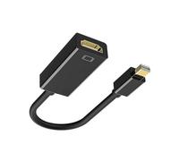 KNNGZTSSR Cable de conversión de Monitor Mini DisplayPort a HDMI, Compatible con Apple MacBook, Air Pro 1080P 4K Adaptador Mini DP Macho a HDMI Hembra Cable de conversión de Pantalla(Black)