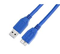 KnnX 28100 - Cable Tether cámara - USB 3.2 Gen 1 - A Macho a Micro-B - Longitud: 50cm - Carga, sincronización y Transferencia de Datos