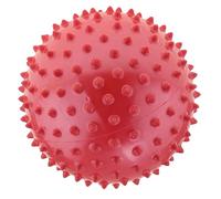 Knobby Bouncy Ball para Bebés Y Niños Pequeños Bola Sensorial Pelota Masaje Bola Antiexplosiva de PVC Adecuada para Educación Fi, Rojo, como se Describe